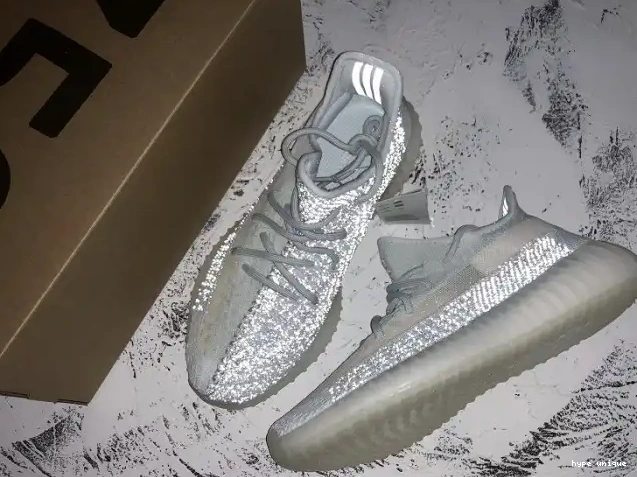 hype Adidas Yeezy White Boost FW5317 350 Reflective Cloud V2 0516